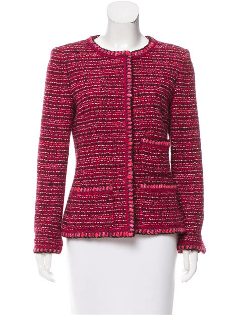 chanel wool coat|Chanel tweed jacket outlet.